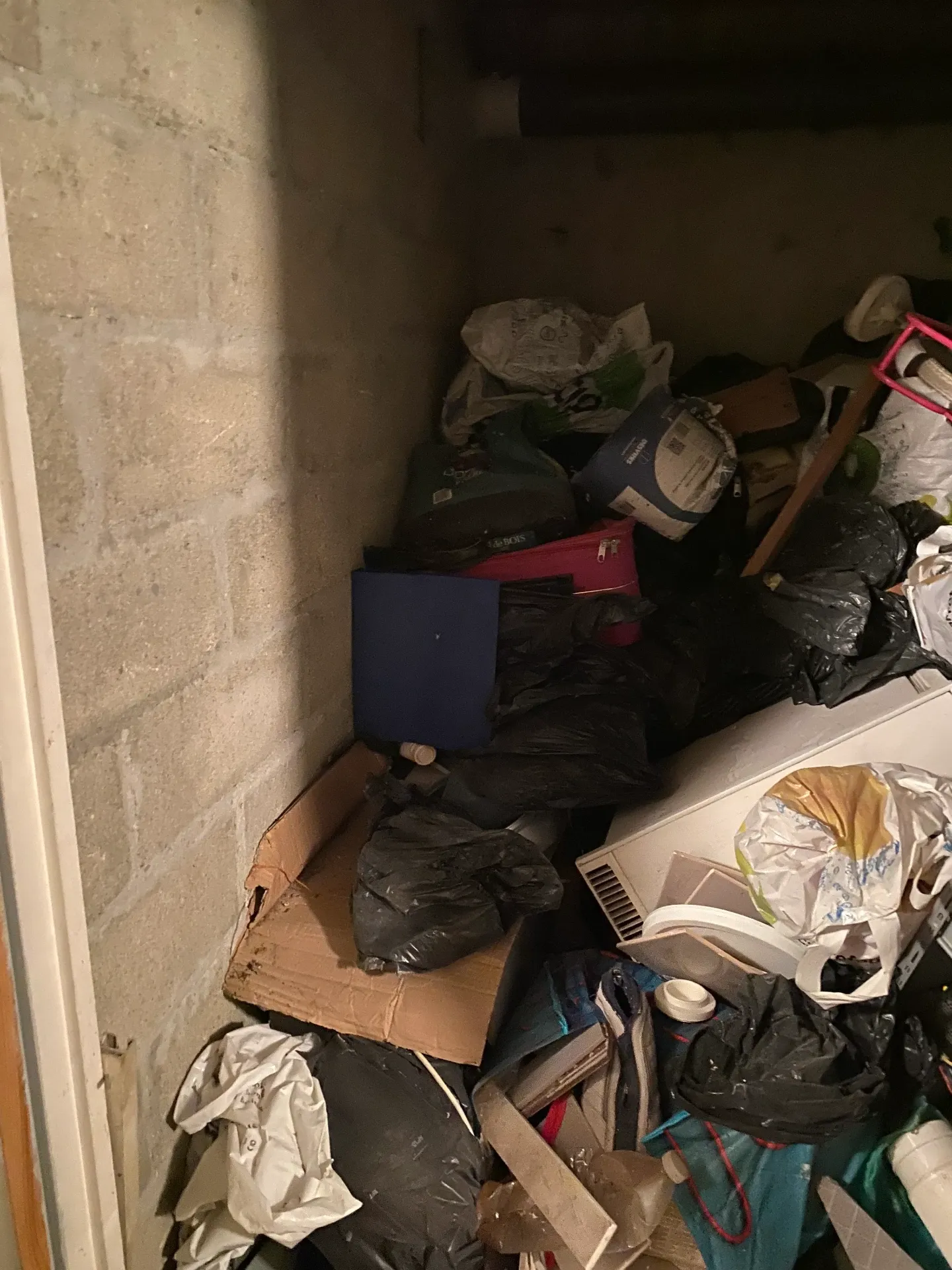 Débarras Cave à Paris. Réalisation CAIA Débarras n°1